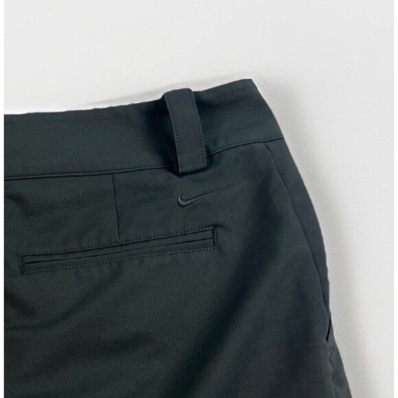 Nike Golf Dri-Fit  Womens Skort  all Black Sz 8 W/ Pockets Preppy Country Club - Picture 3 of 8